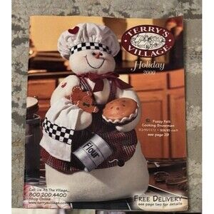 Terrys Village Catalog Holiday 2000 Vintage Christmas Holiday Reference